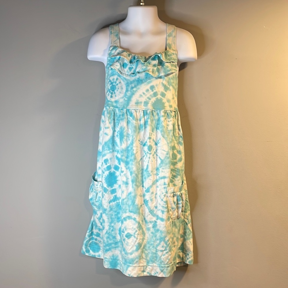 Tye-dye sun dress with adjustable straps